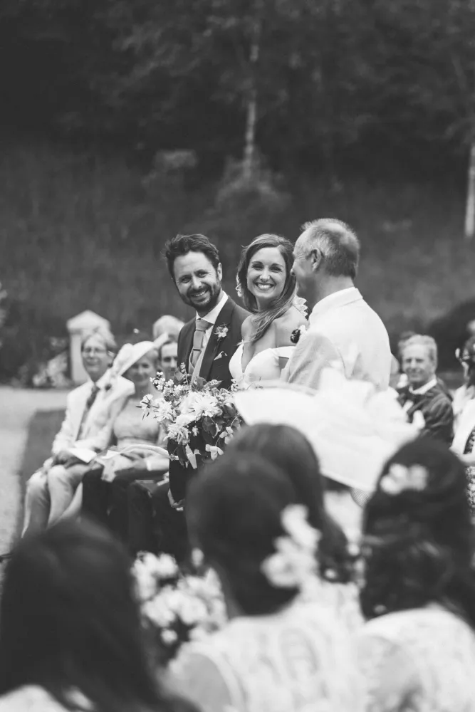 Father of the Bride giving his daughter away Father of the Bride giving his daughter away