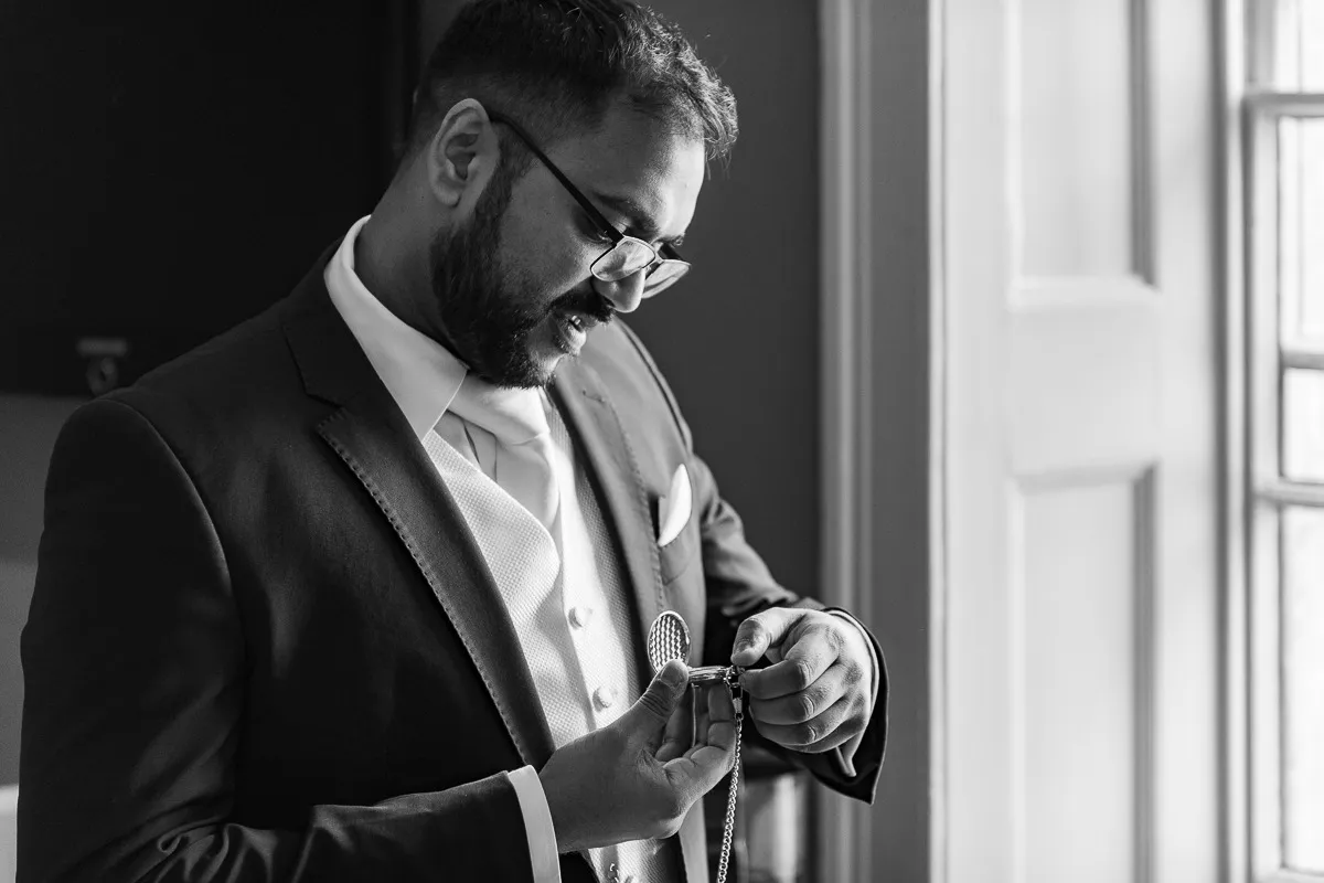 Groom preparations Groom preparations